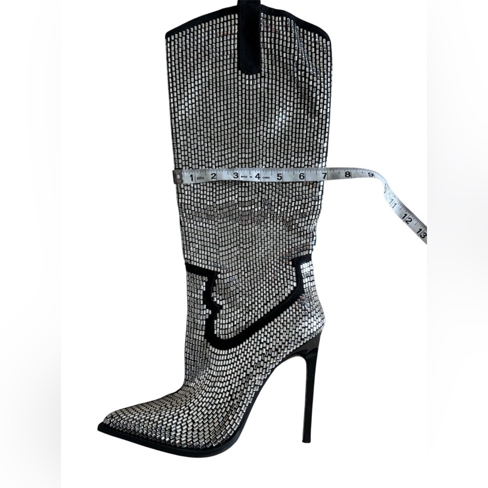 Azalea Wang Heidemarie western embellished knee boots - Picture 10 of 12